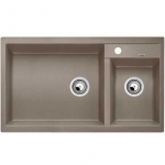 Blanco 517364 Metra 9 雙盆昇盤 (巧克力色 Tartufo)